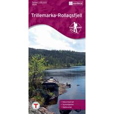 Plast Tråbiler Nordeca Trillemarka-Rollagsfjell 1:50 000