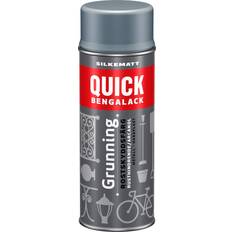 Maling på salg Jotun Quick Bengalack Grunning Spray Svart, Grå 0.4L