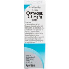 Reseptfrie legemidler Oftagel 2.5 mg/g Gel