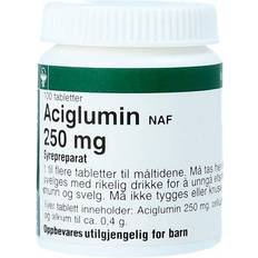 Pleie og stell på salg NAF Aciglumin 250mg, stk