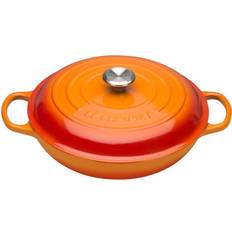 Le Creuset Volcanic Signature with lid 0.92 gal 11.8 "