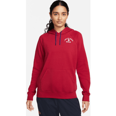Klær Nike FC Barcelona Essential fleecehettegenser til dame Rød