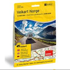 Tråbiler Nordeca Veikart Norge 1:1 000 000