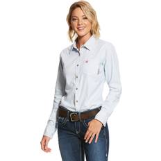 Equestrian Shirts Ariat 10027850 womens fr button down shirt,white,xl