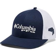 Columbia PFG Logo Mesh Ball Cap High Crown - Collegiate Navy