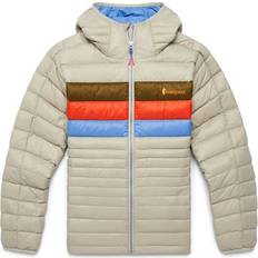 Cotopaxi Women's Fuego Hooded Down Jacket - Pebble Stripes