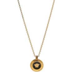 Golden - Herren Halsketten Versace Medusa Necklace - Gold/Black