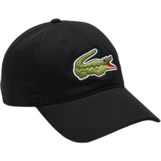 Caps Lacoste Contrast Strap And Oversized Crocodile Cap Unisex - Black