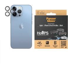 PanzerGlass iPhone 13 Pro 13 Pro Max Hoops Kamerabeskyttelsesglas Gennemsigtig Sort