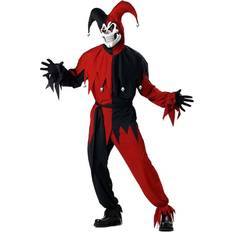 Clown Costumes California Costumes The Evil Jester Red/Black Costume