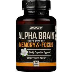 Vitamins & Minerals Onnit Alpha Brain Premium Nootropic 30