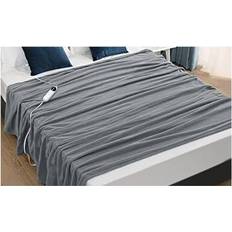 Heating Products Newhome iMounTEK Bed Blankets Grey Gray Heated Blanket