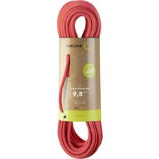 Climbing Ropes Edelrid Eagle Light Eco Dry 9.5mm Climbing Rope Neon Coral 60m 713410606430