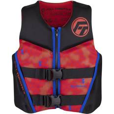 Life Jackets Full throttle youth rapid-dry flex-back life jacket red/bl