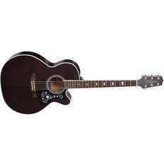 Takamine Black Acoustic Guitars Takamine GN75CE Acoustic-Electric Guitar Transparent Black