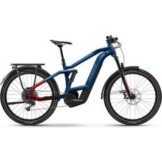 Haibike E-Mountainbikes Haibike Adventr FS 9 gloss metal blue/red 2022 27,5" 625 Wh Unisex