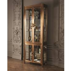 Glass Cabinets Global Views Apothecary Display Case GOLD Glass Cabinet