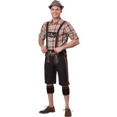 Oktoberfest Kostüme & Verkleidungen Men's Oktoberfest Stud Mens Costume Brown/Beige/White