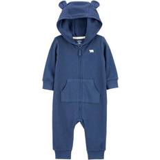 Carter's Baby Zip-Up Hooded Thermal Jumpsuit - Navy