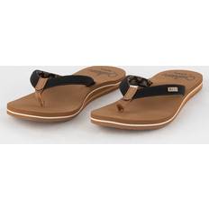 Reef Flip-Flops Reef Women's Sandals, Cushion Sands, Black/Tan