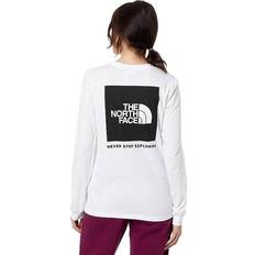 The North Face Women T-shirts & Tank Tops The North Face Women's Long Sleeve Box NSE White Knit Tops