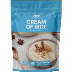 Proteinpulver på salg Good4Nutrition Cream of Rice 1kg, Vanilla