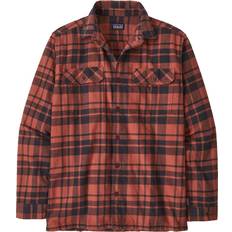 Skjorter på salg Patagonia Organic Cotton Fjord Flannel Shirt ice caps: burl red ice caps: burl red