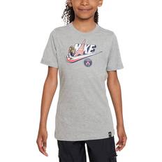 Nike PSG Futura T-Shirt Dunkelgrau Kinder