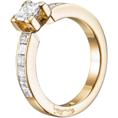 Forlovelsesringer Efva Attling Rock Star Ring - Gold/Diamonds