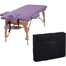Heaven massage purple 3" portable massage table w/free carry case & accessories