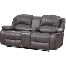 Living room sofa set Betsy Furniture Bonded 85" 2pcs 5 Seater