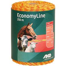 Hühnerzäune AKO Litze Seil EconomyLine NIRO 250m gelb/orange 3x0,2mm