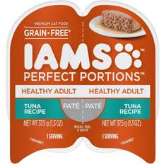 IAMS Cats Pets IAMS Perfect Portions Grain Free Paté Premium Wet Cat Food Tuna 2.6oz