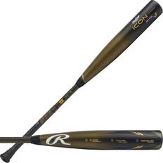 Rawlings Baseball Bats Rawlings 2023 Icon -3 BBCOR Baseball Bat Black