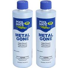 Pool Mate Cleaning Equipment Pool Mate Spa Metal Gone 2 x 1-pint Bottle