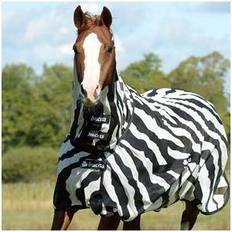 Bucas Horse Rugs Bucas Zebra Fly Sheet Black