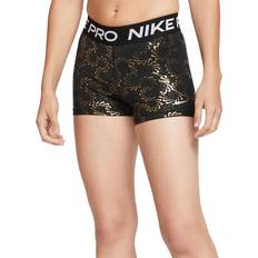  Nike Pro Women's Mid-Rise 3 Graphic Shorts (Medium