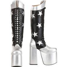 Shoes KISS Starchild Adult Boots Black/Gray