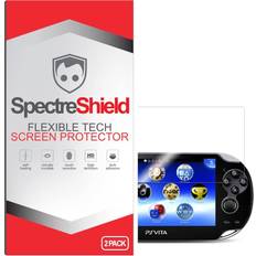 Sony playstation vita [2-Pack] Spectre Shield Screen Protector for Sony PlayStation PS Vita Case Friendly Accessories Flexible Full Coverage Clear TPU Film