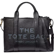 Taschen Marc Jacobs The Leather Medium Tote Bag - Black