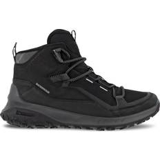 Ecco Men Hiking Shoes ecco Men's Ult-trn Waterproof Mid-cut Boot Leather Black