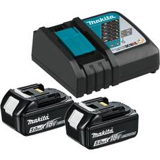 Makita Batterier Batterier & Ladere Makita 2xBL1850B + DC18RC