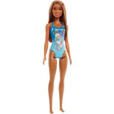 Barbie Beach Doll with Tie Dye and Daisies Swimsuit