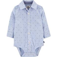 OshKosh Baby Button-Front Bodysuit - Blue Anchors