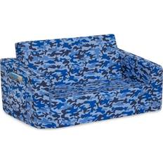 Sofa Beds Delta Children Cozee Flip-Out 2-in-1 Convertible Sofa to Lounger Camo