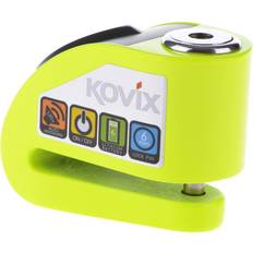 Motorradschlösser Kovix KD6, Alarm-Bremsscheibenschloss Neon-Gelb