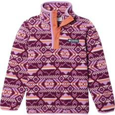 S Fleece-Bekleidung Columbia Kids' Helvetia Half Snap Fleece Pullover- PurplePrints