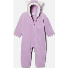 Fleece Overalls Children's Clothing Columbia Infant Tiny Bear II Bunting- Purple 18/24