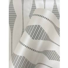 Seabrook Designs Etten Studios Diamond Stripe Glass Beaded Unpasted Wallpaper Pearlescent