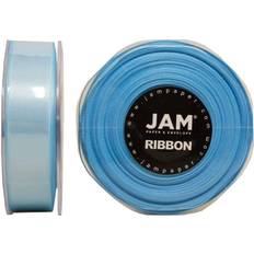 Satin Band Jam Paper Double Faced Satin Ribbon 7/8 In x 25 Yds 1/Pack Light Blue